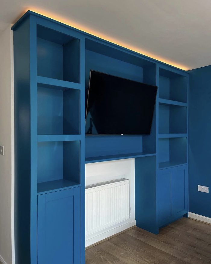 Fitted media wall — Tottenham